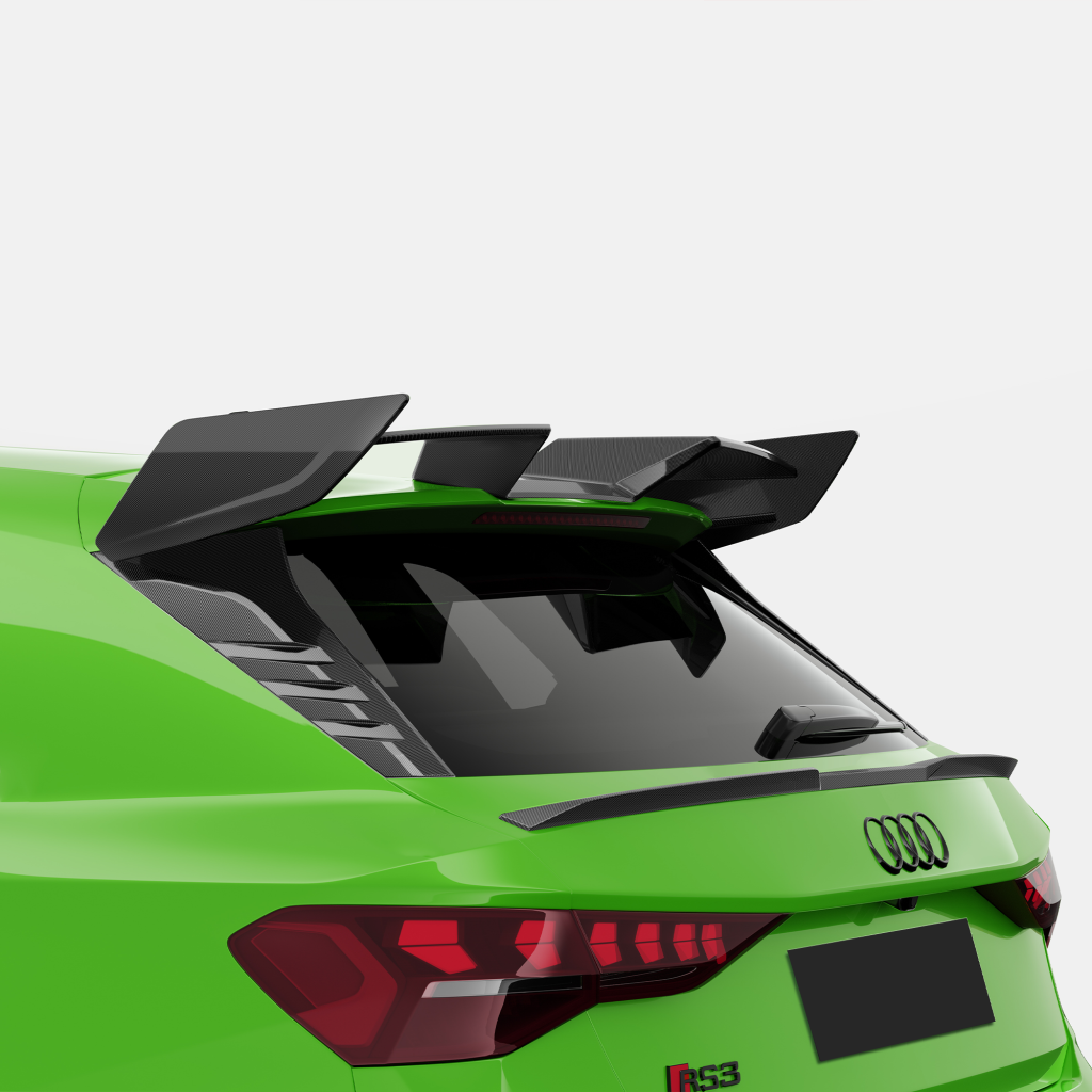 Audi RS3 8Y Carbon Fibre Rear Window Fins